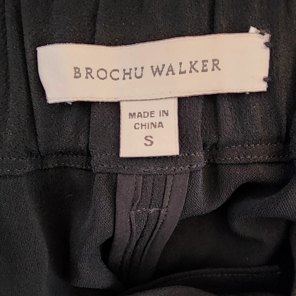 Brochu Walker The Andrei Belted Pant in Black Size Small NWOT - Picture 9 of 11